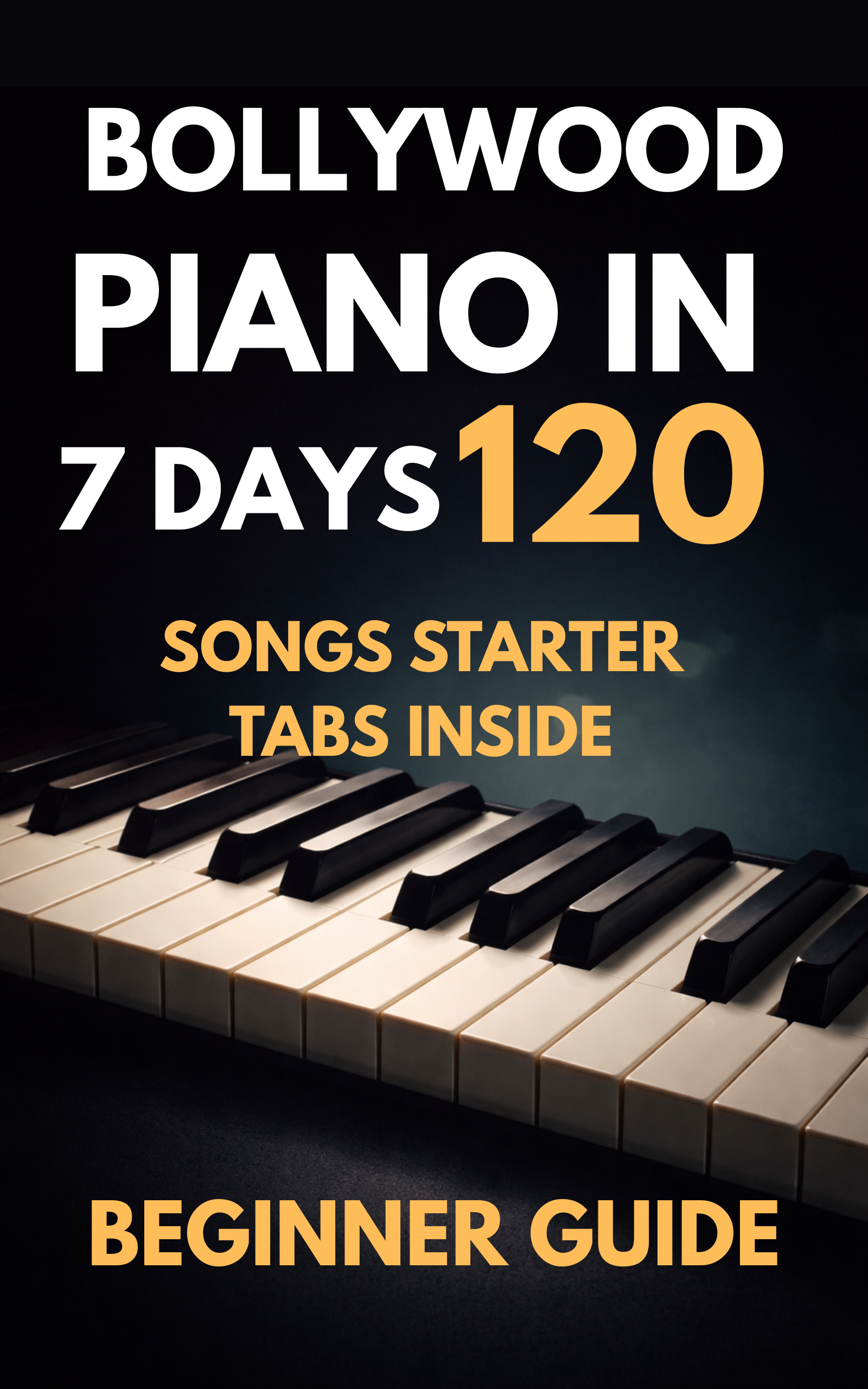 Bollywood Piano book cover by Rohit Sharma
